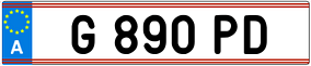 Truck License Plate